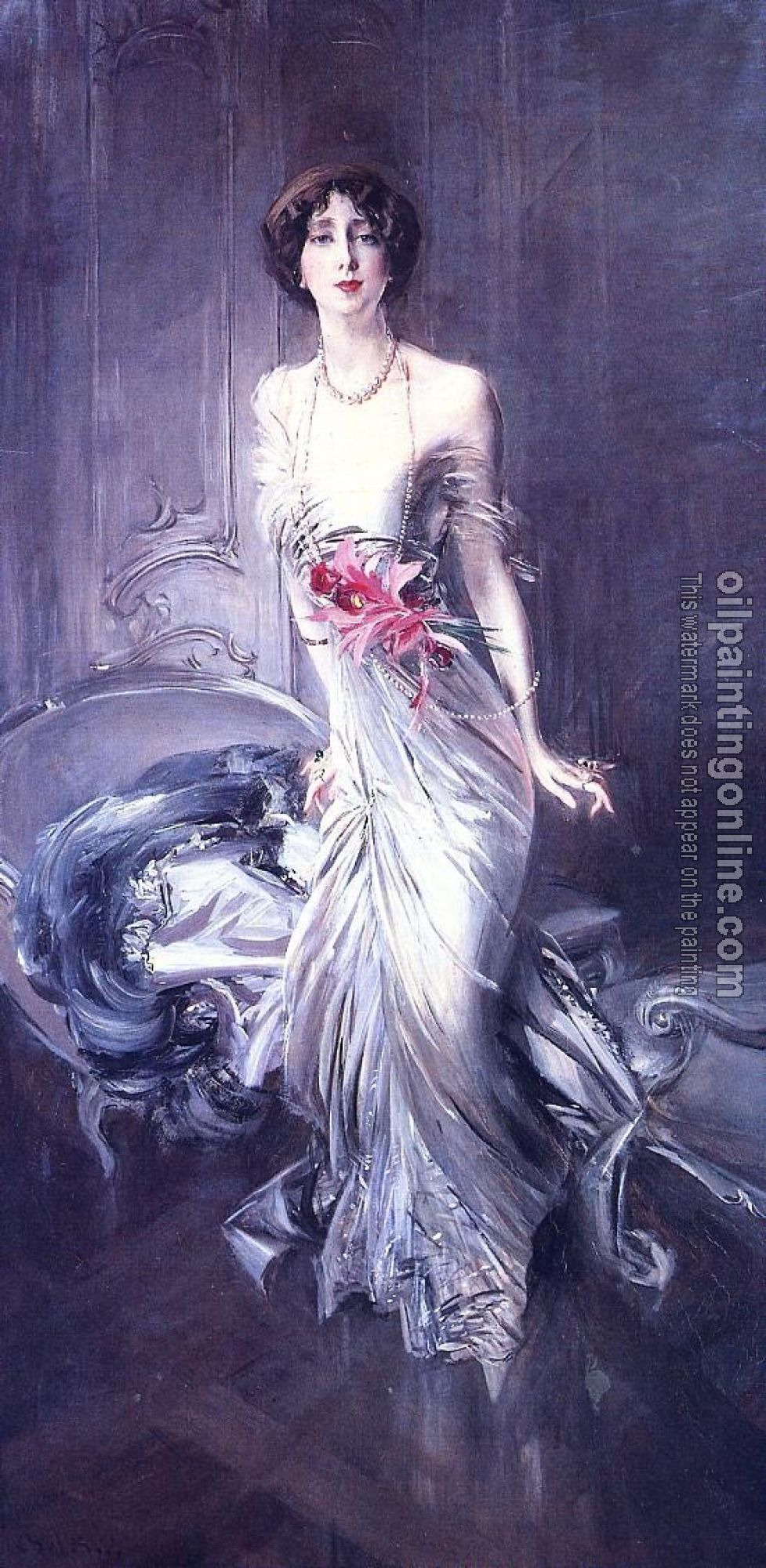 Giovanni Boldini - Portrait of Madame E L Doyen